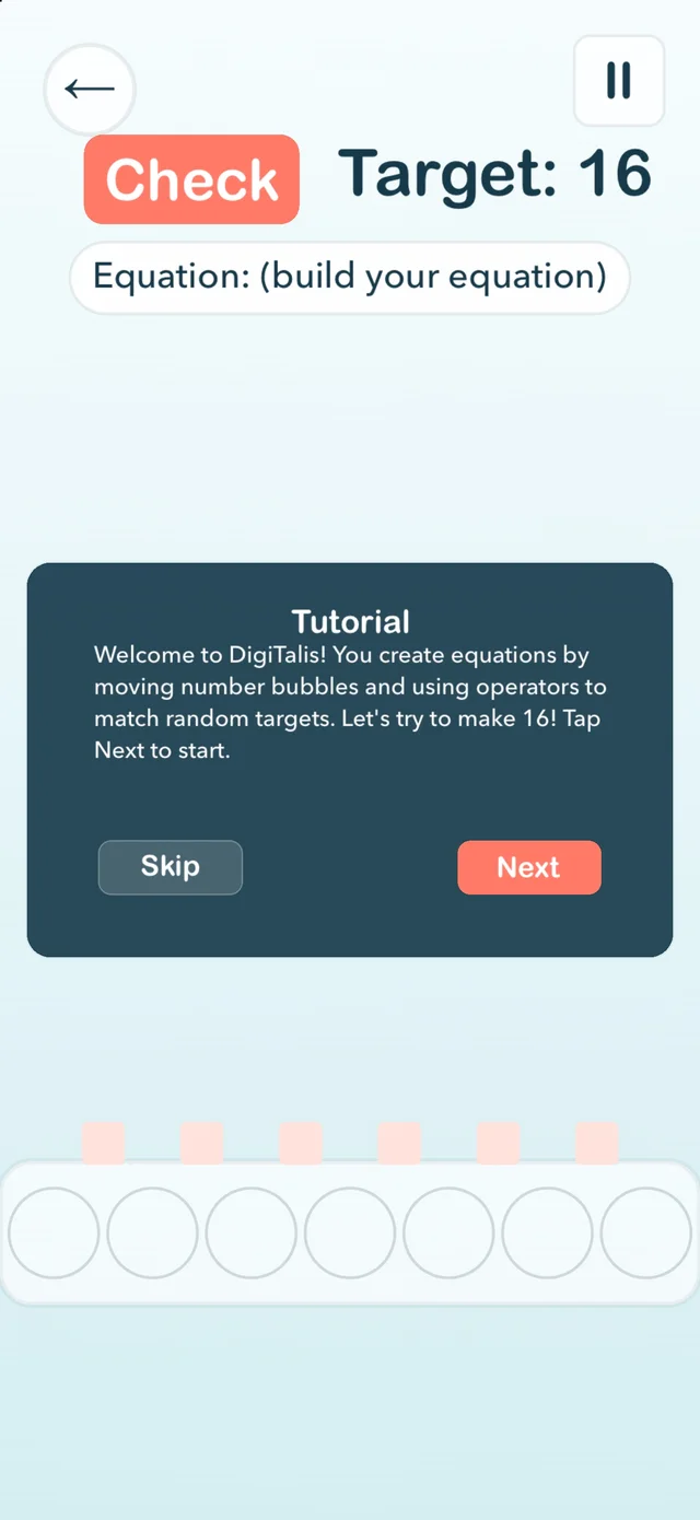 The interactive tutorial